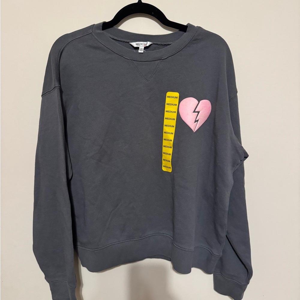 White fox crewneck